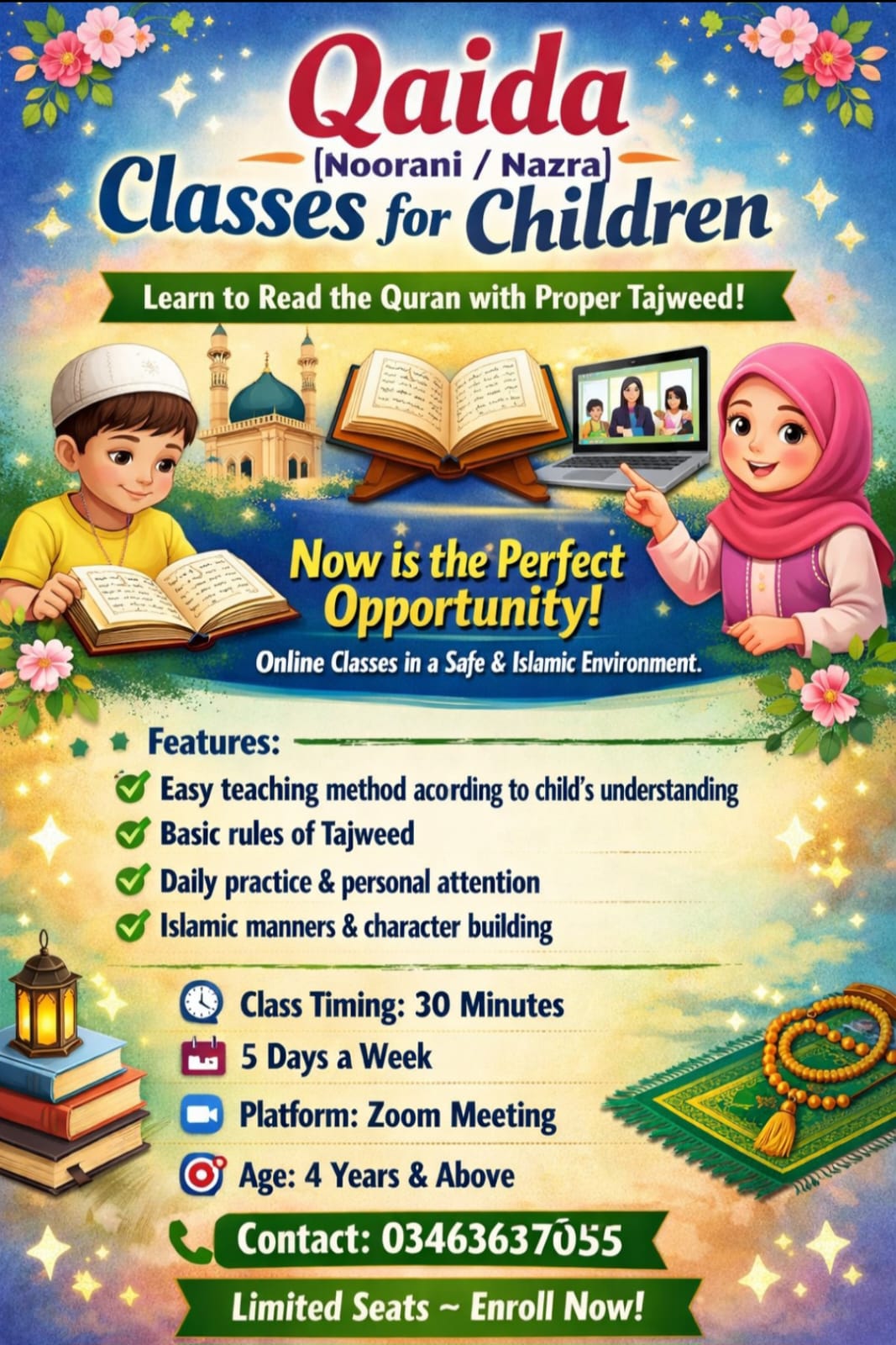 Kids Quran & Qaida Classes